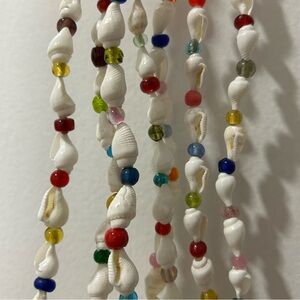 10 ft shell and glass bead garland